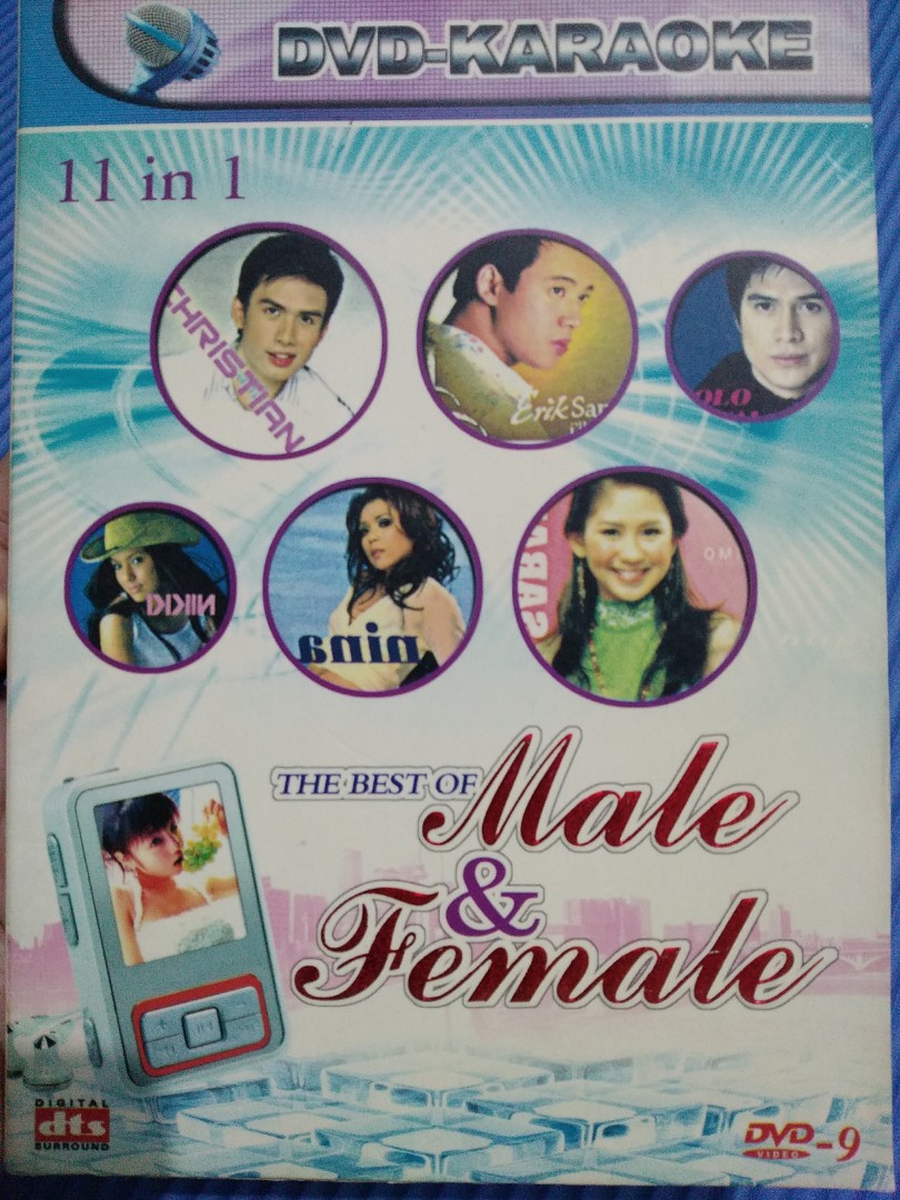 The Best of Male & Female OPMDVD KARAOKE, Hobbies & Toys, Music