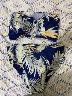 Tube Flower Two Piece Swimsuit