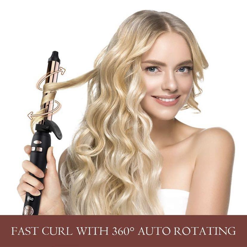 Professional auto hotsell rotating curling iron