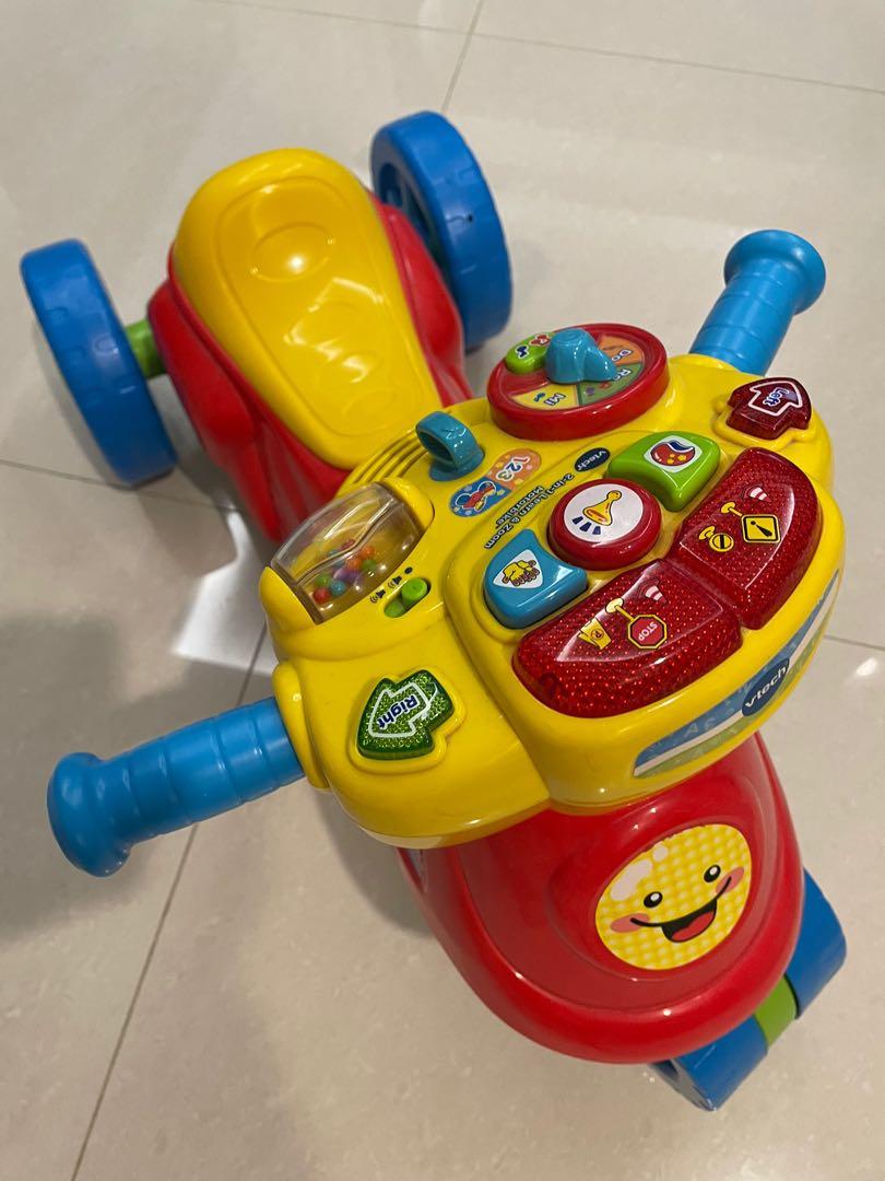 V tech 2 in 1 learn zoom motorbike babies kids infant playtime on