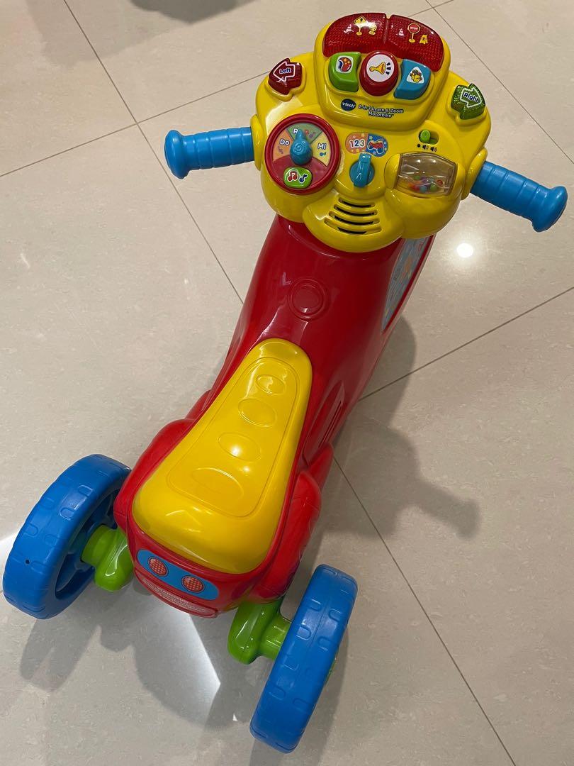 V tech 2 in 1 learn zoom motorbike babies kids infant playtime on