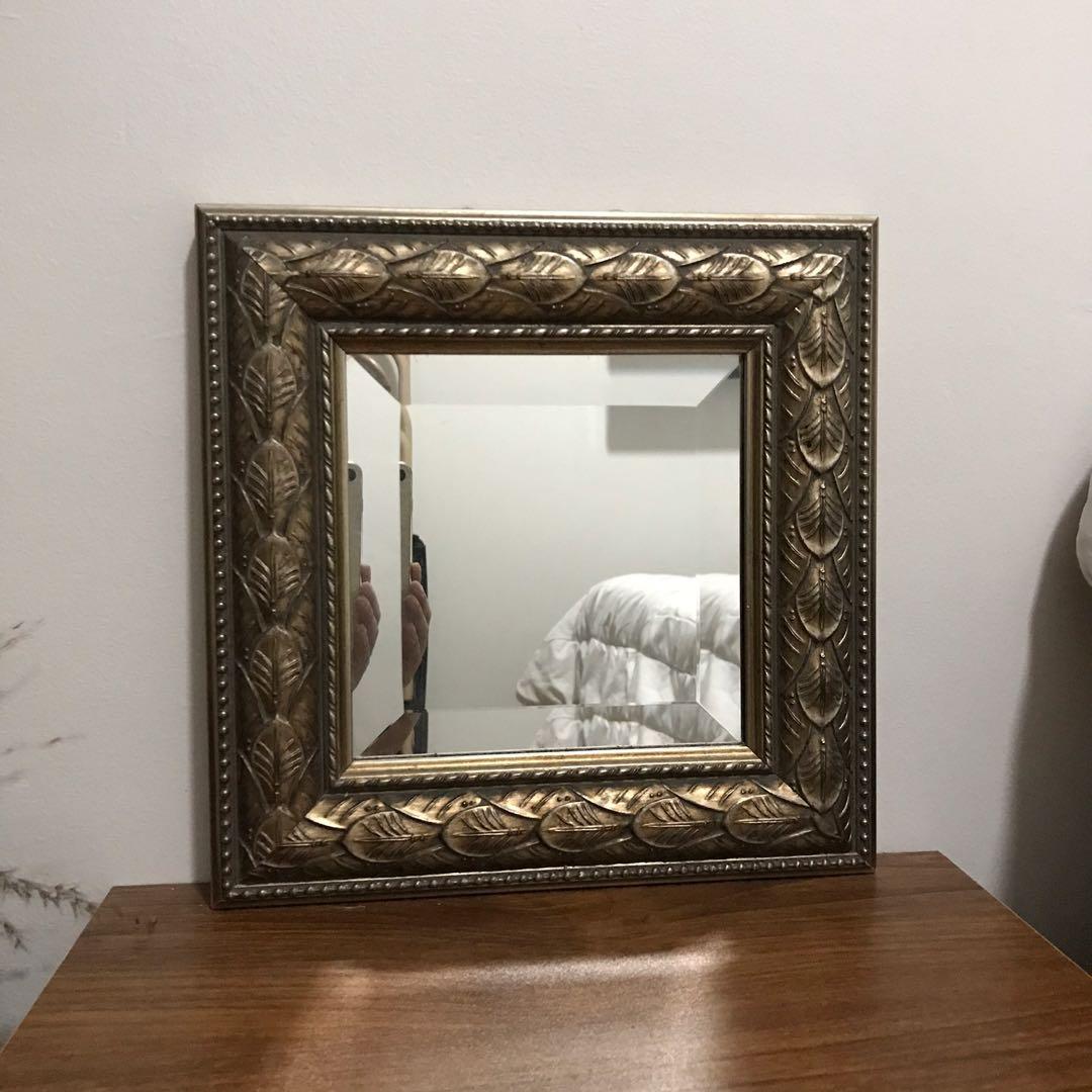Vintage Frame Mirror (Category: Home Improvement Tools & Accessories) located in Quezon City. Submitted by declutterdaily (Listing ID 1062680663, Image 1). Description: In perfect condition Size: 11x11 inches.