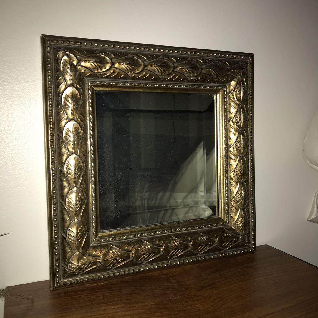 Vintage Frame Mirror (Category: Home Improvement Tools & Accessories) located in Quezon City. Submitted by declutterdaily (Listing ID 1062680663, Image 3). Description: In perfect condition Size: 11x11 inches.