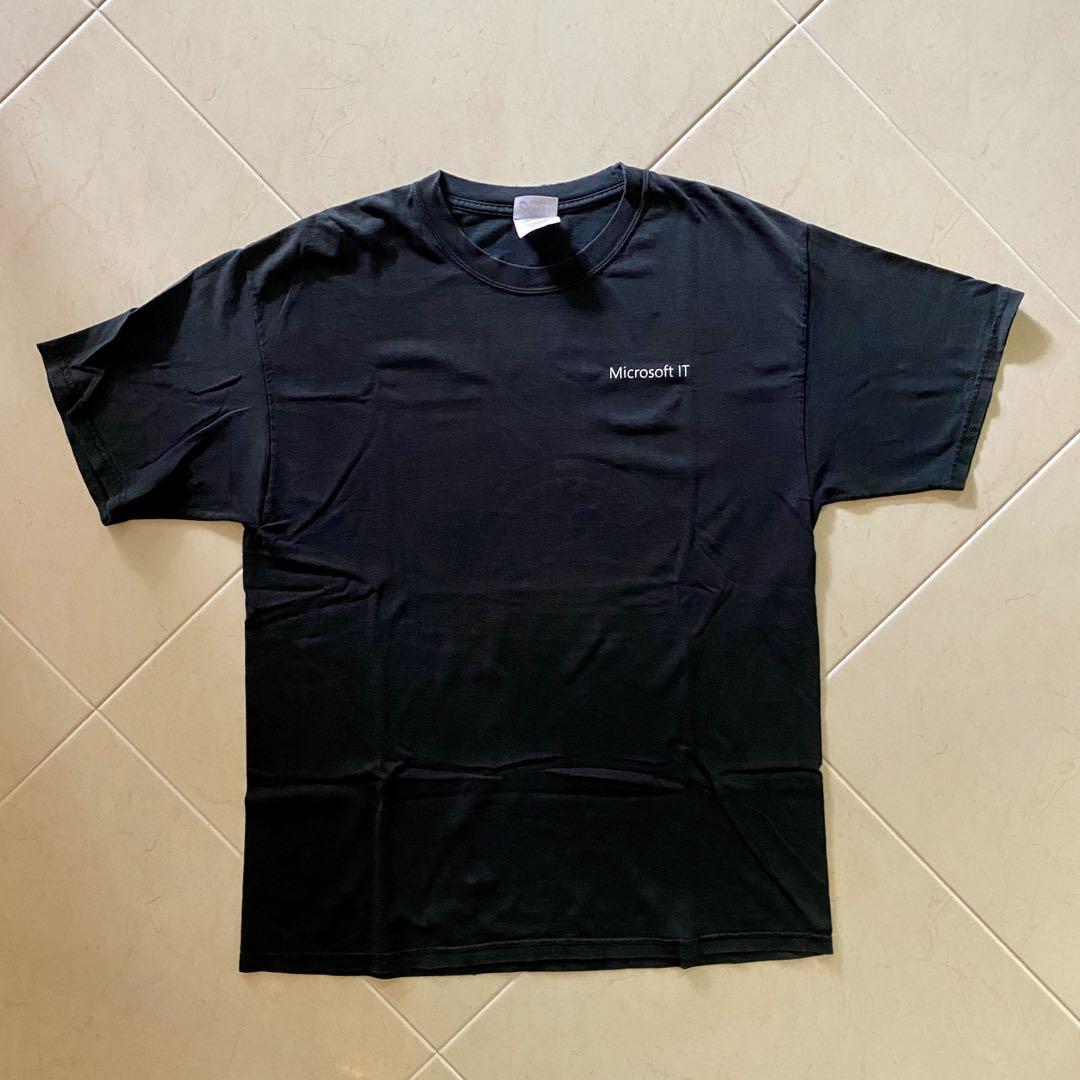Vintage Microsoft tee Men s Fashion Tops Sets Tshirts Polo