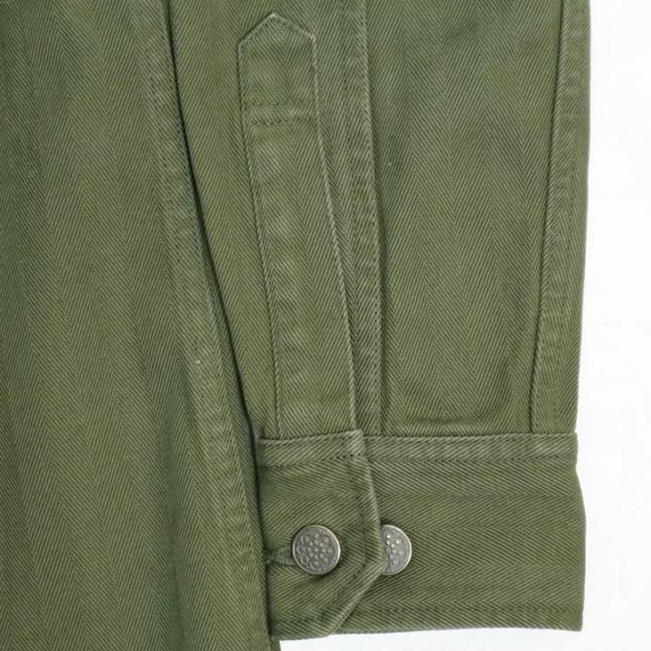 中古］VISVIM 2017 AW “ WILLARD SHIRT JKT WD HERRINGBONE”人字形軍用