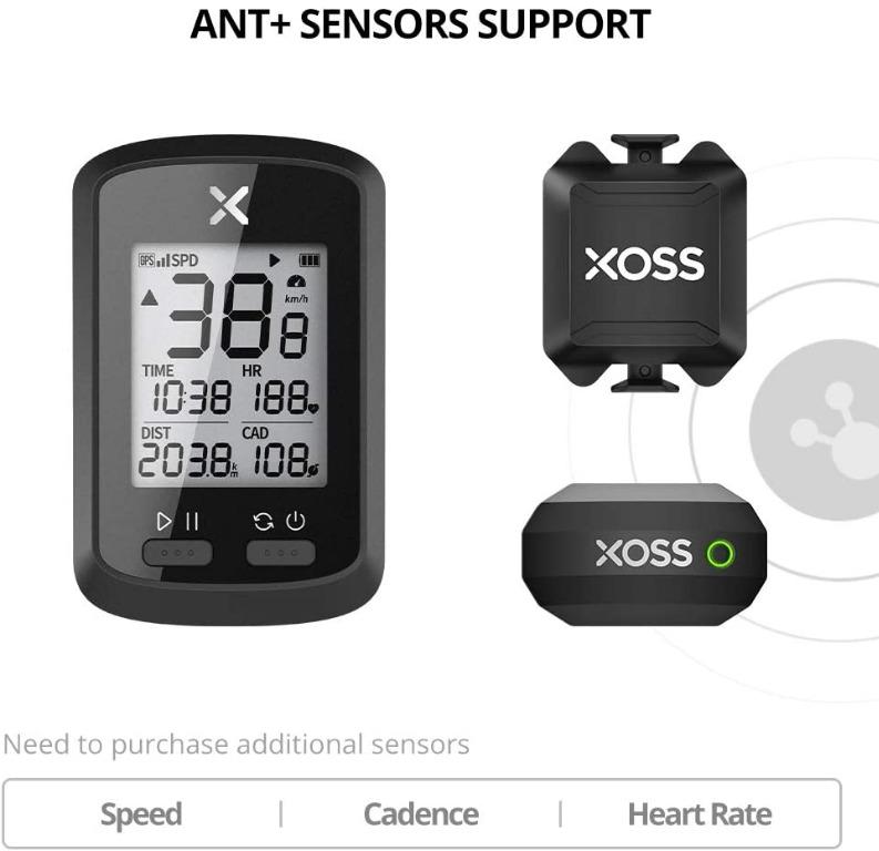 XOSS G G GPS Waterproof IP7X Cycling Computer with Cadence