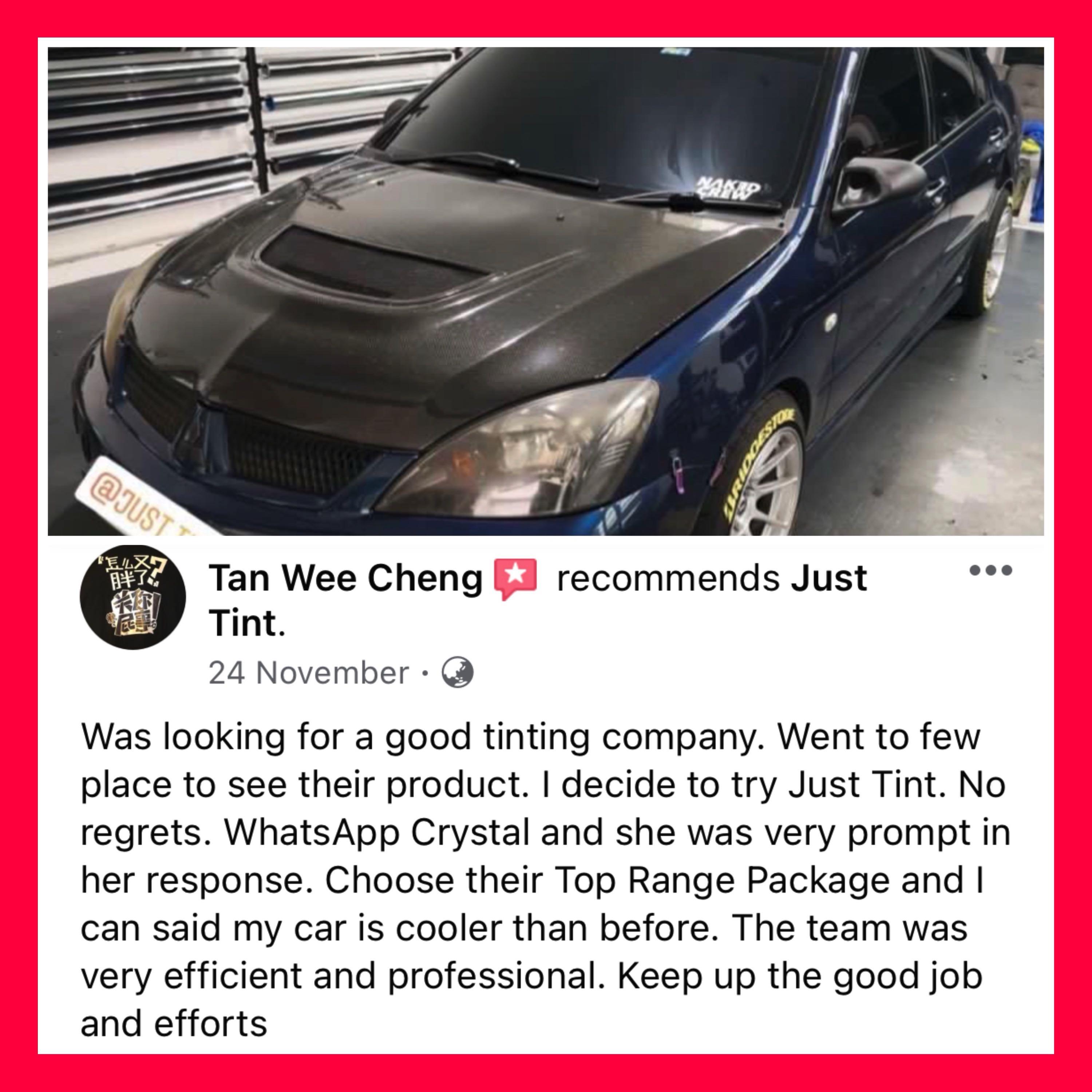 End Year Promo 88 Off Full Car Window Tint Window Tinting Privacy Tint Film Nano Ceramic Film Solar Film For Van Car Lancer Cs3 Car Accessories Accessories On Carousell