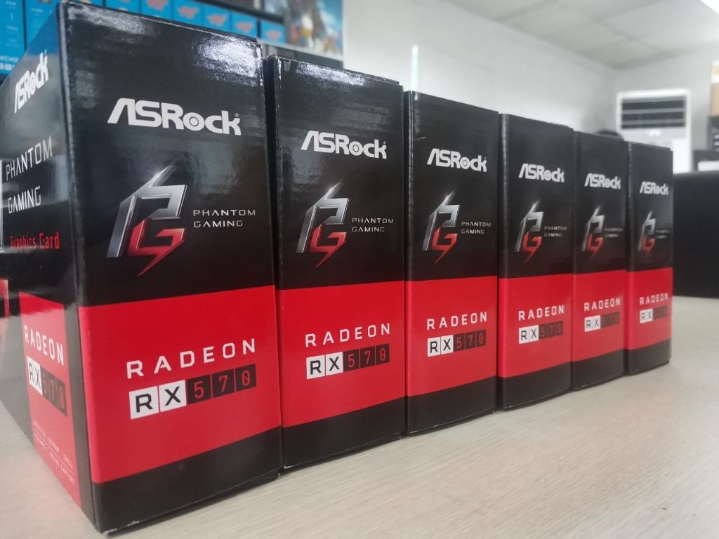 Asrock phantom gaming outlet d radeon rx570 4g