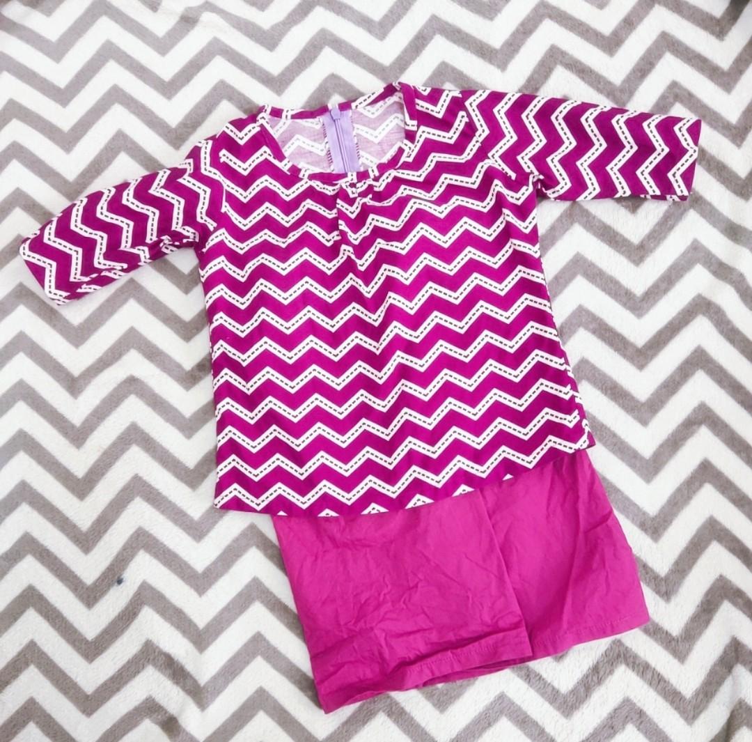 pola baju kurung baby