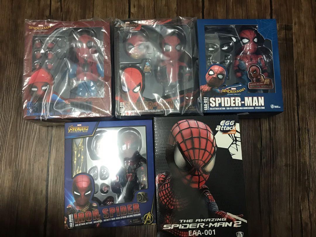Spiderman egg hot sale attack