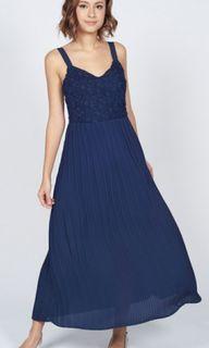 Blairwears Blue Navy Maxi Dress