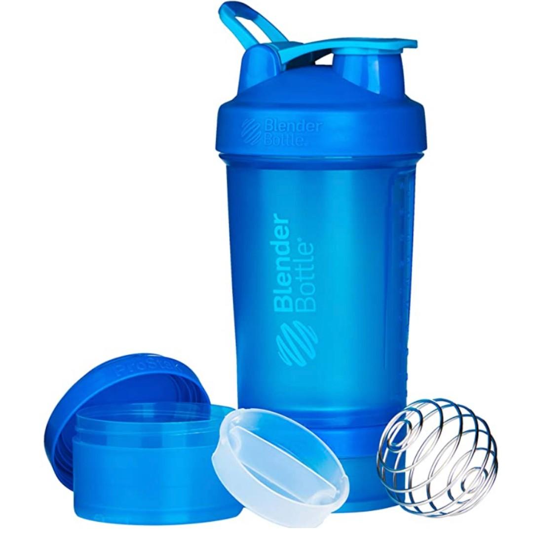 Blender Bottle Prostak 22 oz (Category: Water Bottles & Tumblers) located in Singapore. Submitted by wheyfittersg (Listing ID 1062920474, Image 1). Description: The Ultimate All-In-One. Supplement, snacks, pills and liquid-all in the same bottle. Featuring the BlenderBall wire Whisk and the unique Twist N' Lock containers, the Prostak system is the all-in-one solution for the serious athlete..