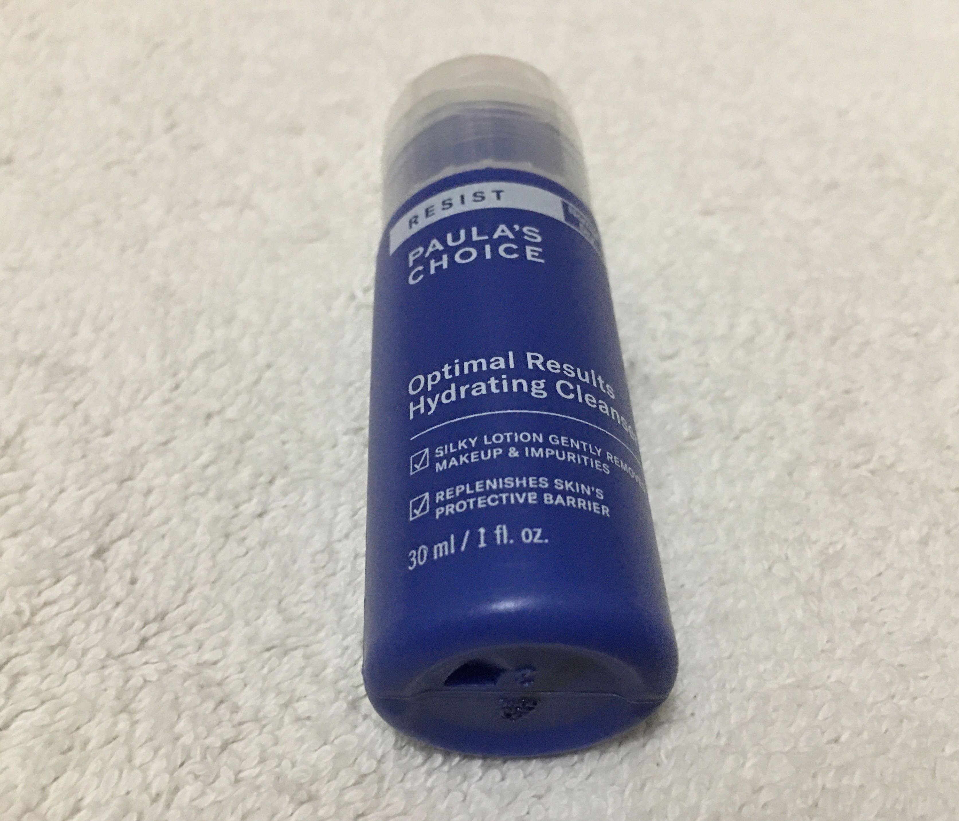 optimal results hydrating cleanser