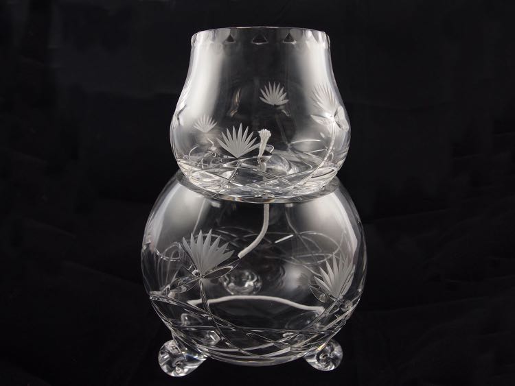 Bohemia crystal oil hot sale lamp