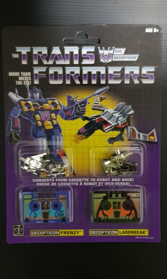 Transformers g1 shop cassette 2 pack
