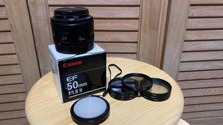 Canon EF 50mm f1.8 WITH many filters!