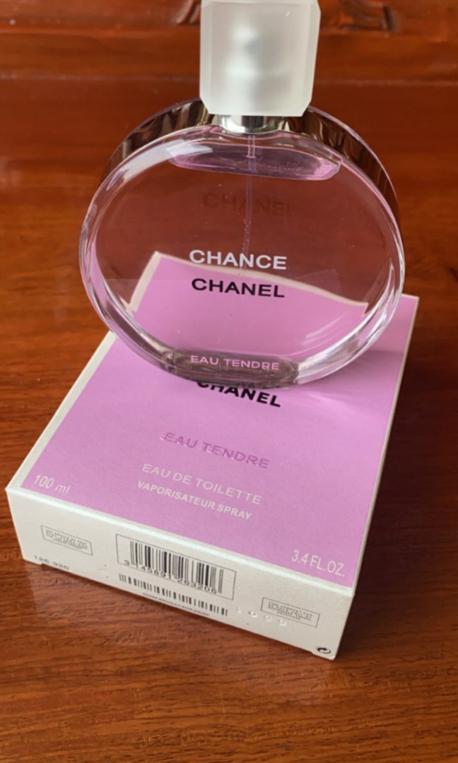 Chanel chance eau tendre authentic US tester perfume, Beauty