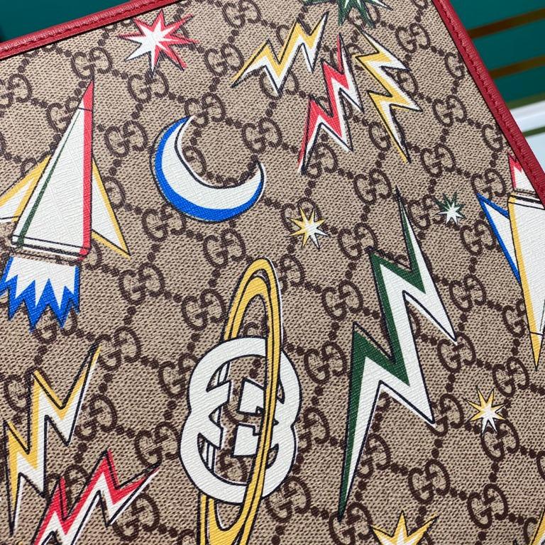 Children s GG space print tote bag