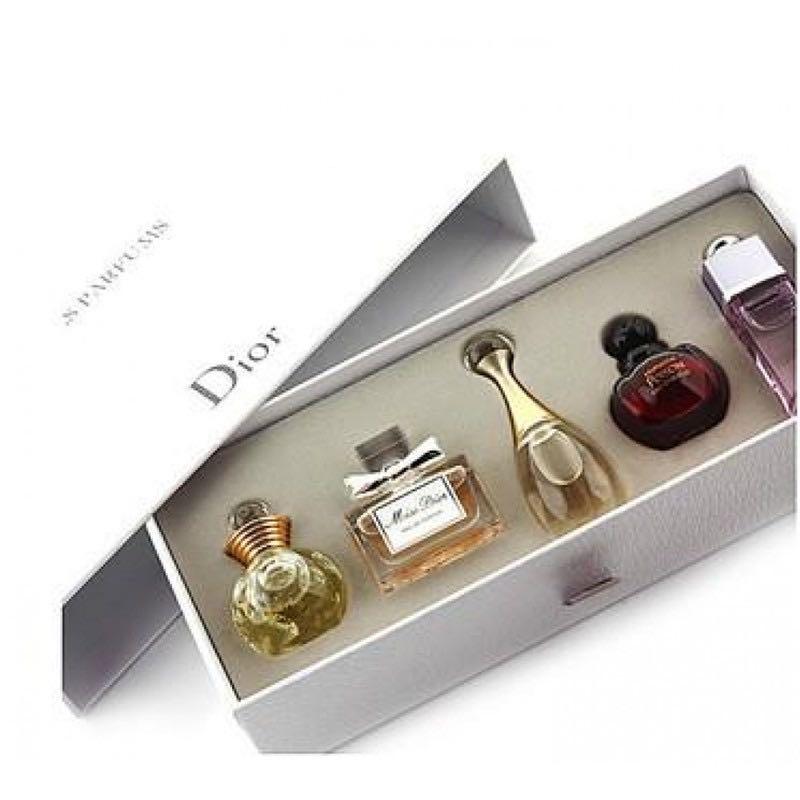 Christian Dior Parfume Miniature Collection Set 5 in 1 Beauty