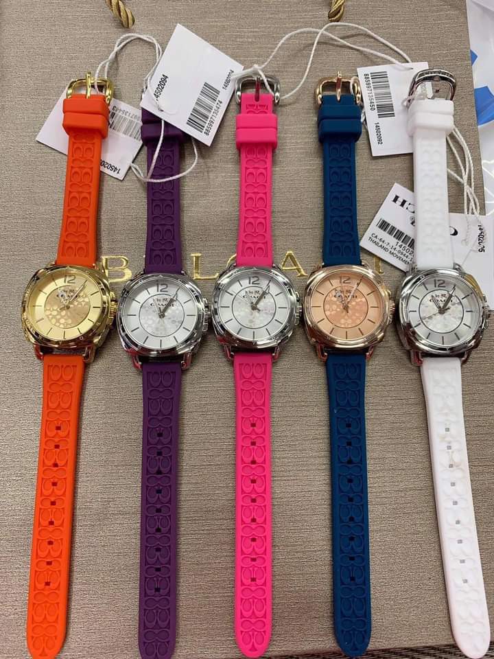 coach rubber watch