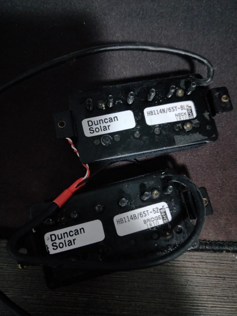 DUNCAN SOLAR PICKUPS, Hobbies & Toys, Music & Media, Musical ...