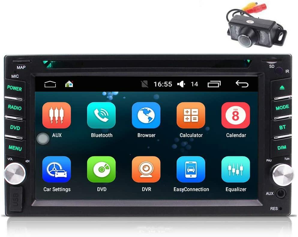 EINCAR Double Din Android Car Stereo with Bluetooth Radio 7 inch Touch Screen in Dash Car Radio Video Player Android 9.0 2 Din GPS Navigation System Backup Rear Camera Included 