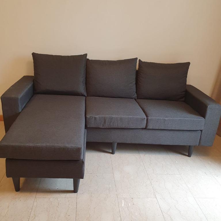 Ejiro II Lshape Sofa Forty Two, Furniture & Home Living, Furniture