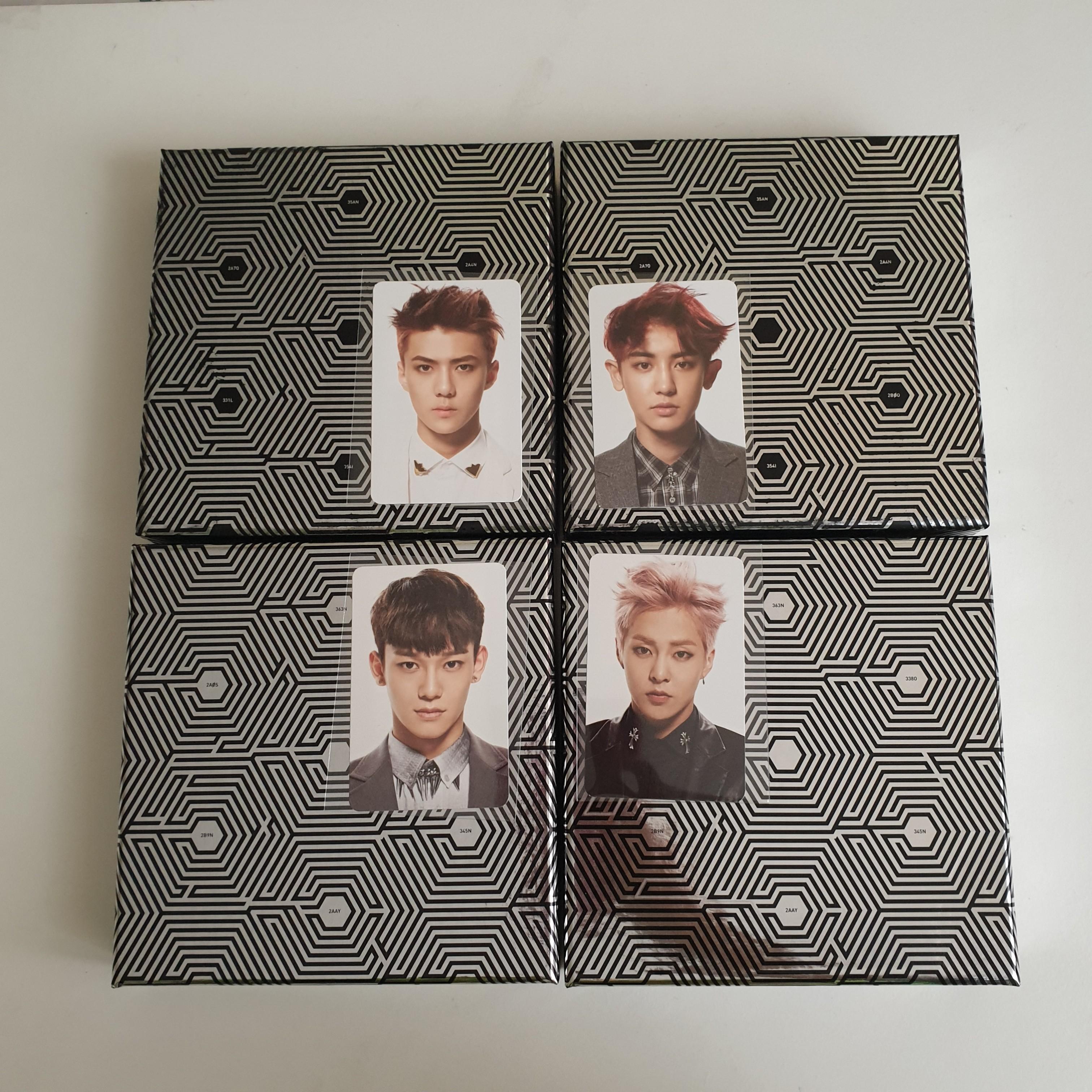 EXO M CHEN Official Photo Card 2nd Mini Album Overdose Photocard 종대 
