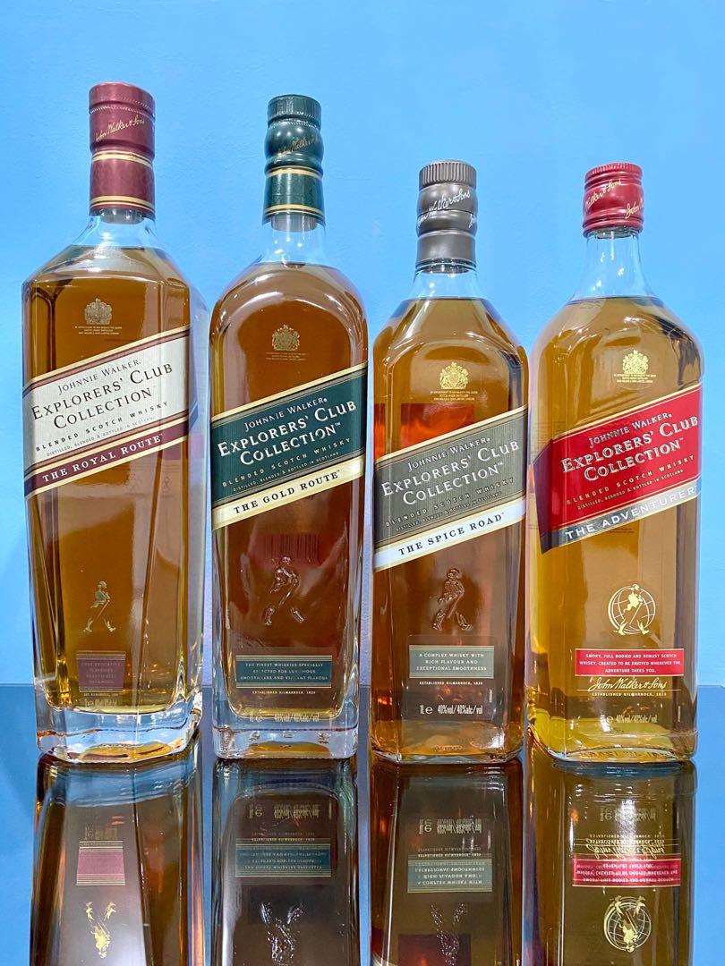 Rare FULL SET•Johnnie Walker Explorers' Club Collection ...