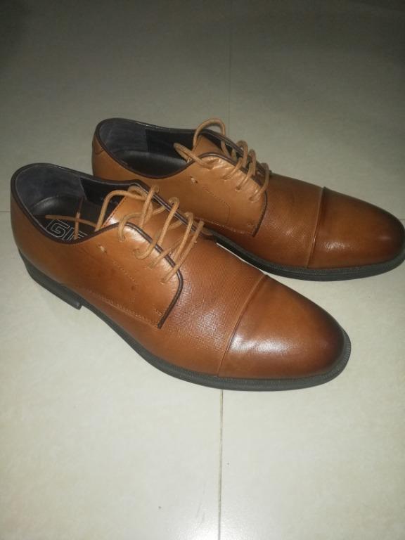 gibi brown leather shoes original price of 3 400