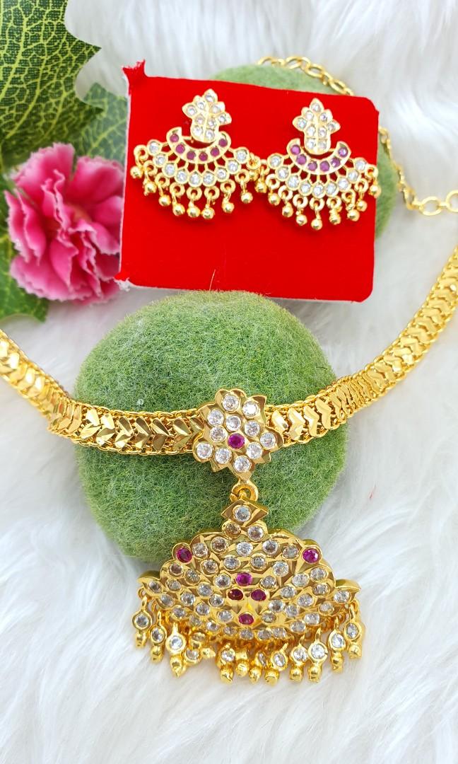 Gold attigai top latest designs