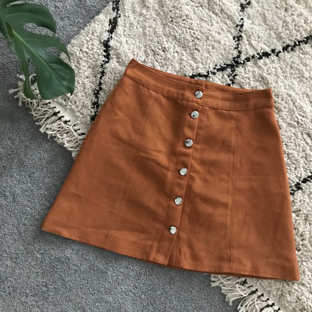 Button down top skirt h&m