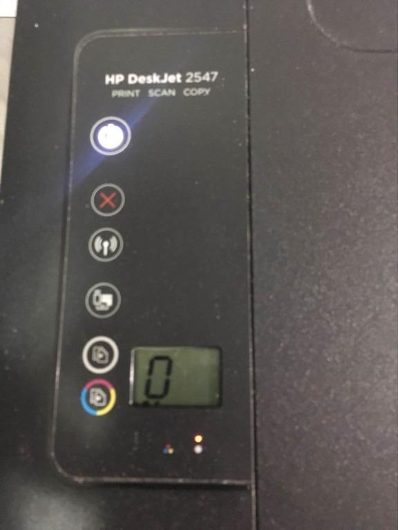 HP Deskjet 2547 All-in-One Scanner/Wireless/Copier Printer, Electronics,  Computer Parts & Accessories on Carousell