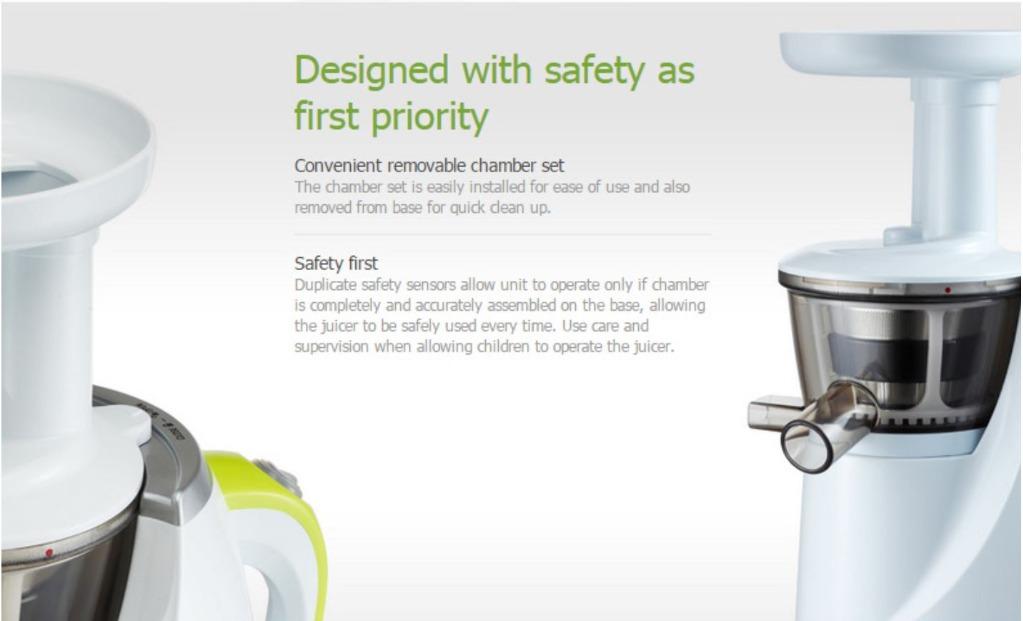 HUROM SLOW JUICER HU-300 ホワイト Premium slow-juicer HUROM (HU-300,WH) | tradekorea