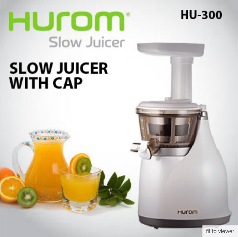 Hurom HU-300 Slow Blender Juicer Extractor Squeezing System