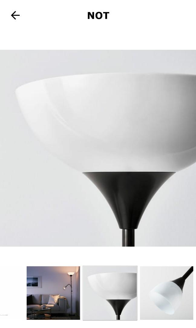 IKEA FLOOR LAMP "NOT", Furniture & Home Living, Home Decor, Wall Decor on Carousell