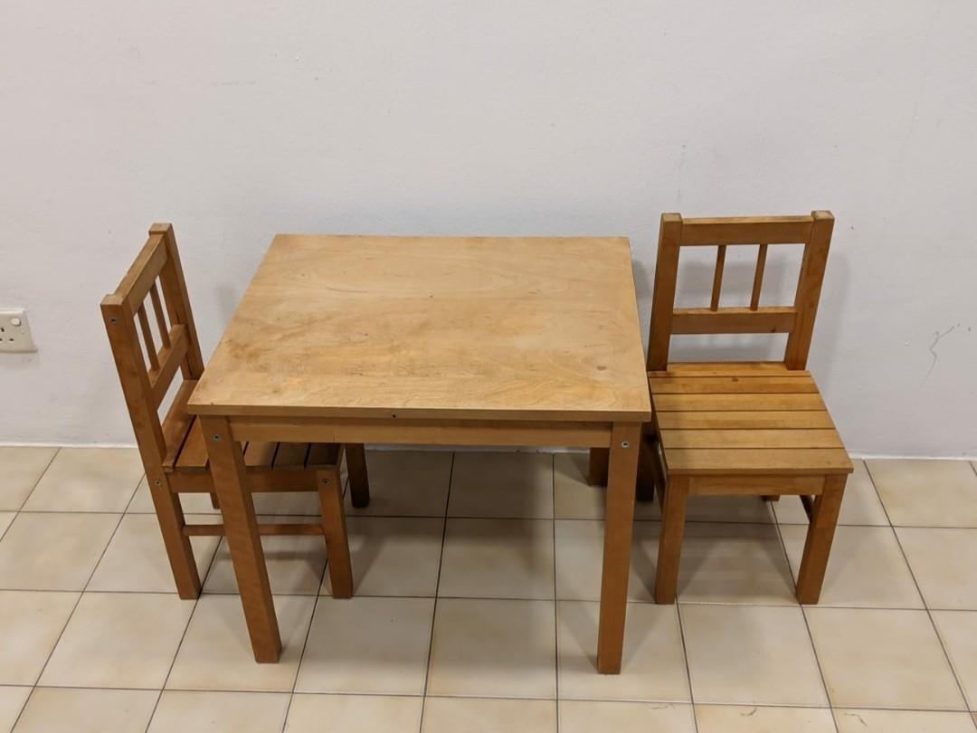 IKEA KIDS TABLE AND CHAIR SET Babies Kids Baby Nursery Kids