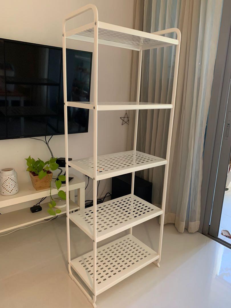 IKEA Mulig Shelving Unit White Furniture Home Living Furniture Shelves Cabinets Racks on Carousell