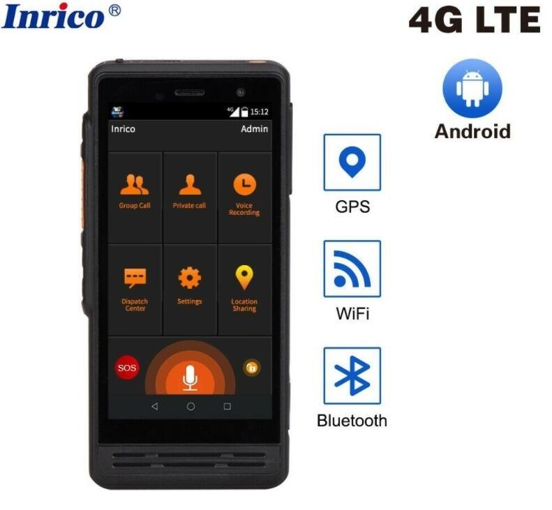 inrico s300最新4g移動 android 8 1 nfc sos按鈕ptt對講機手機 walkietalkie