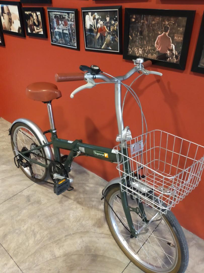 Japan folding bike classic with original basket, Sports Equipment