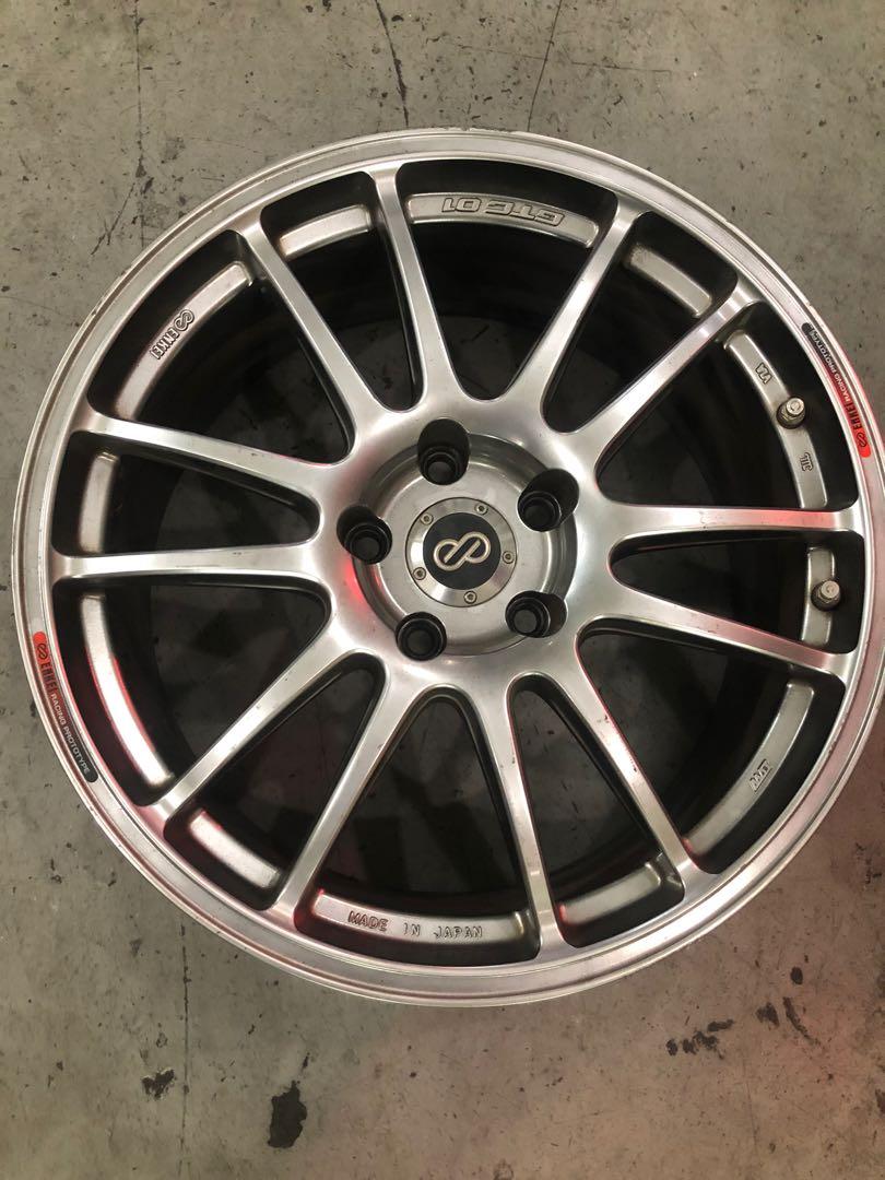 Japan Sport Rim Original Enkei Gtc01 18x8 5x114 3 Car Accessories Tyres Rims On Carousell