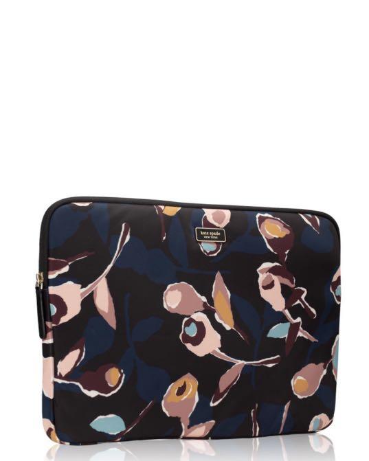 Kate spade navy blue floral laptop bag women Women s Fashion