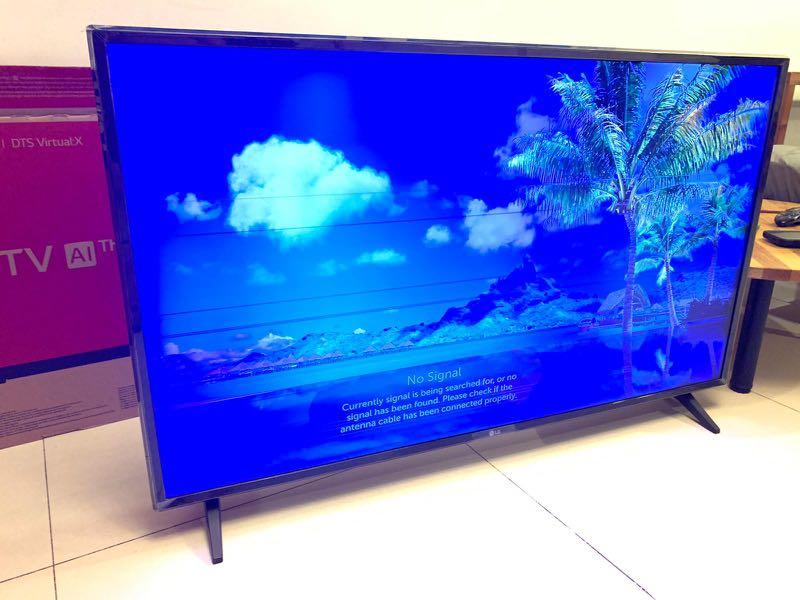 LG smart TV model number 43UJ632T, Home Appliances, TVs & Entertainment