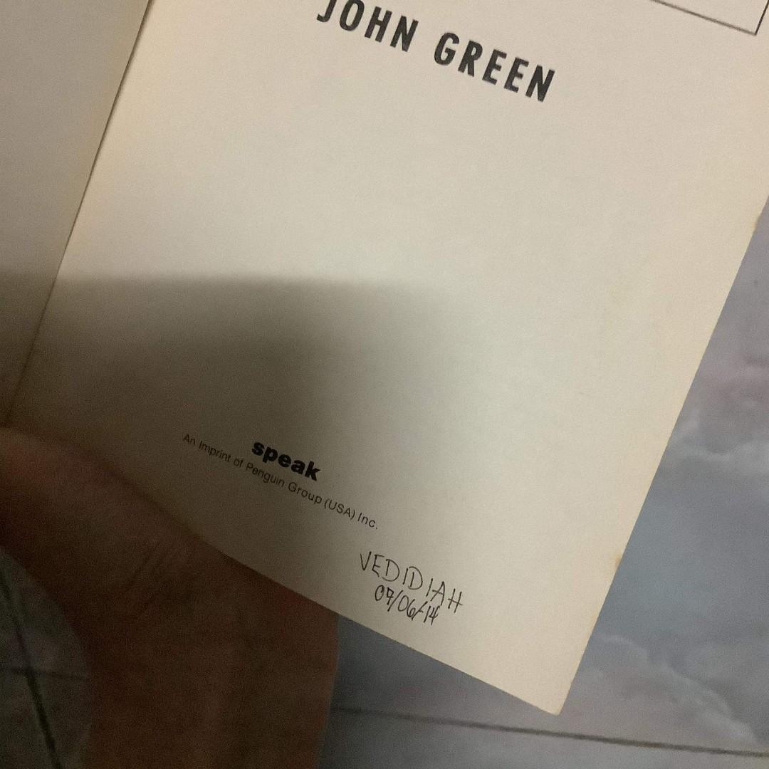 Looking for Alaska (Category: Storybooks) located in San Marcelino. Submitted by ksooos (Listing ID 1062904320, Image 3). Description: In a good condition. Has my name written on the cover page (see pic) 📍Zambales RFS: decluttering!!.