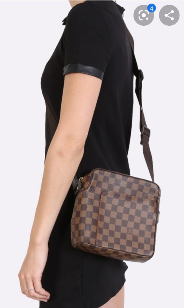 Louis Vuitton, Bags, Louis Vuittonauth Damier Olav Pm N4442 Womens  Shoulder Bag