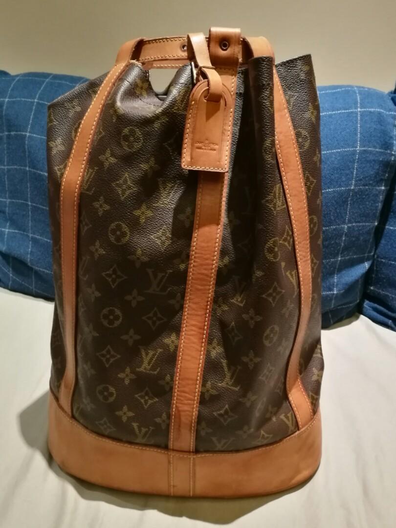 Louis Vuitton LV Monogram Randonnee GM Backpack Brown