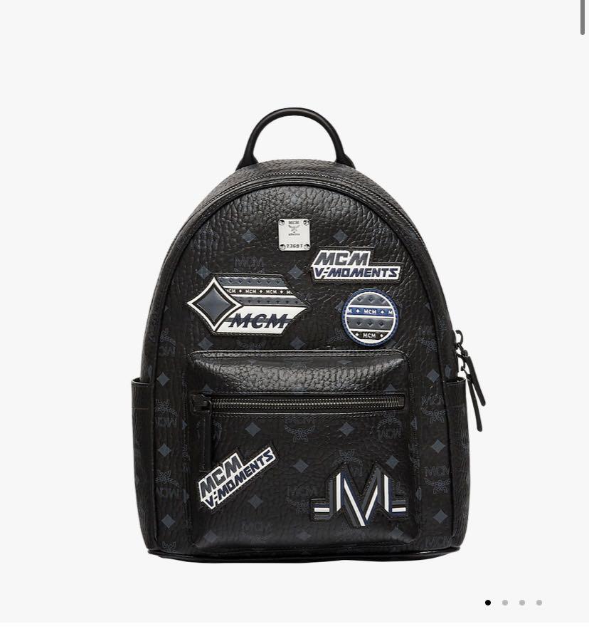 Mcm bag with patches online