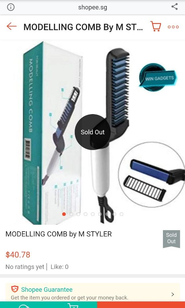 Modelling Comb (Category: Hair) located in Singapore. Submitted by vtengrg18 (Listing ID 1062822503, Image 2). Description: .