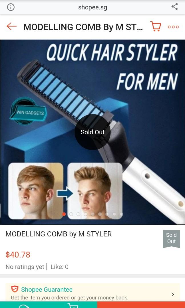 Modelling Comb (Category: Hair) located in Singapore. Submitted by vtengrg18 (Listing ID 1062822503, Image 3). Description: .