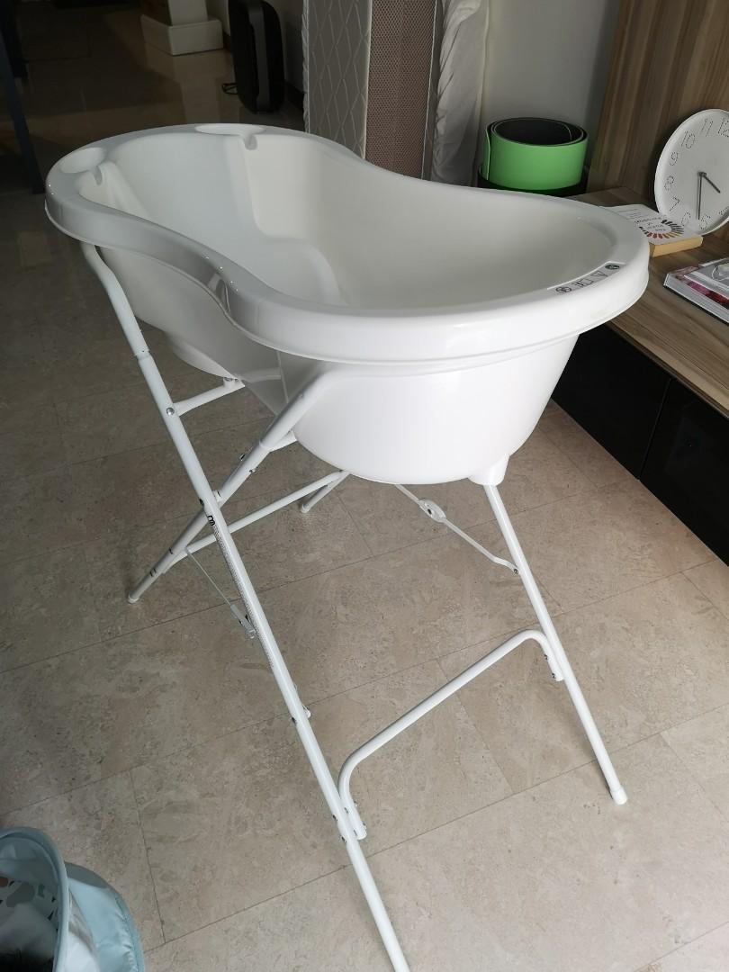Mothercare baby bath tub with stand, Babies & Kids, Bathing & Changing